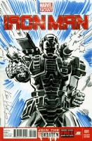 War Machine Cover Recreation by Kev Hopgood Comic Art